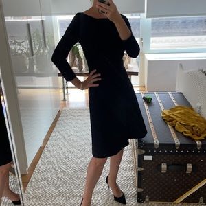 J Crew - black long sleeve Sheat Dress XS